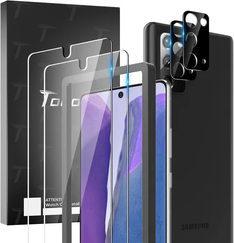 Vista 8 de TOCOL Intnl Pack - Protector de pantalla de vidrio templado de privacidad para iPhone 13 Mini de 5.4 pulgadas, protector de lente de cámara, sin