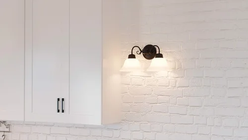 Vista 9 de Design House 503011 Millbridge - Lámpara de pared (1 foco), 514471, 60watts, 120.00 volts