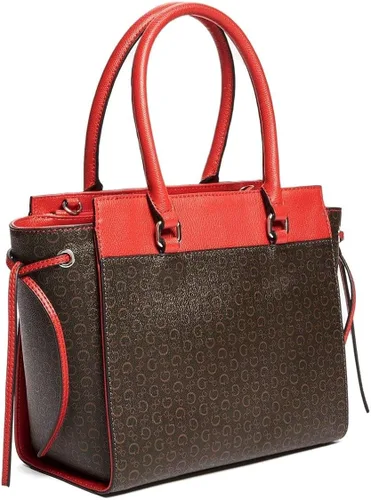 Vista 2 de Guess LogoSatchel bolsa Bag bolso & Billetera SETNaturalRojo