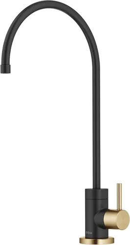 Vista 20 de KRAUS Oletto - Grifo de barra de cocina de un solo mango con ensamble de montaje superior QuickDock en latón cepillado, KPF-2600BB
