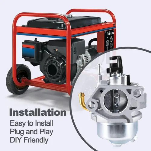 Vista 3 de Carburador con filtro de aire Kit de afinación para Troy Bilt 6250 8500 vatios generador reemplaza 592929 592331