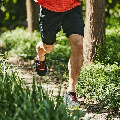Vista 6 de Leidowei - Shorts 2 en 1, ligeros, de 7 pulgadas y con bolsillos con cierre para hombre, para entrenamiento, correr, hacer yoga y gimnasio