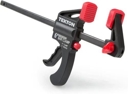 Vista 14 de TEKTON Abrazadera de Barra de Trinquete de 6 Pulgadas / Separador de 12 Pulgadas, Juego de 2 Piezas CLP51506