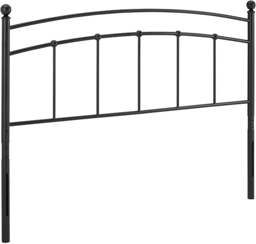 Vista 3 de Modway Abigail Cabecero de Metal Individual en Negro