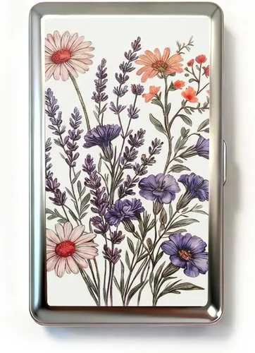Vista 13 de Vintage Art Deco - Funda versátil para tarjetas y efectivo, cartera delgada de metal para mujeres y hombres, tarjetas de visita de identificación
