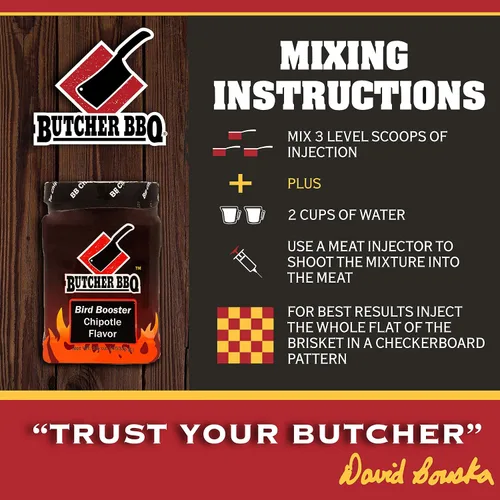 Vista 4 de Butcher BBQ Potenciador de aves de pollo chipotle de 12 oz
