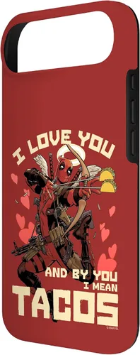 Vista 63 de Marvel Deadpool I Love You and by You I Mean Tacos - Carcasa para iPhone 17