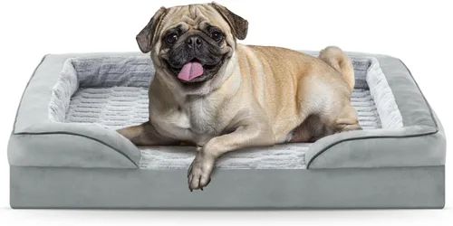 Vista 11 de FURTIME Cama Ortopédica para Perros para Perros Pequeños - Camas de Sofá para Perros Pequeños Lavables, Cama de Sofá de Espuma de Apoyo