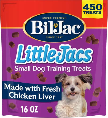 Vista 8 de Bil-Jac Little Jacs - Golosinas para el hígado, paquete de 4 onzas