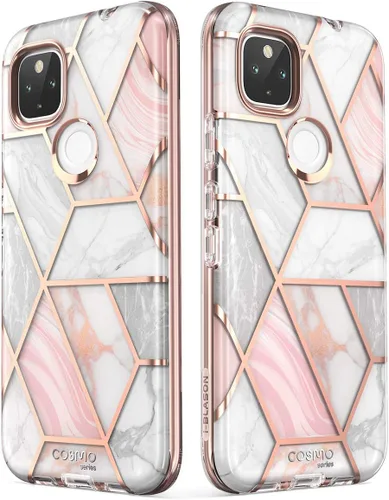 Vista 6 de i-Blason Cosmo Series - Funda para Google Pixel 5a 5G de 6.34 pulgadas (2021), funda protectora delgada de cuerpo completo con protector de pantalla