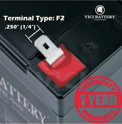 Vista 3 de VICI Battery Reemplazo de 12V 12AH F2 para APC BackUPS Pro 650 BK650M Marca Producto