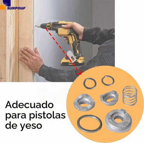 Vista 3 de 429634-00 Kit de embrague compatible con herramientas inalámbricas para paneles de yeso Dewalt DW255, DW276, DW251, DW274, DW274-220, 2121 Tipo 100