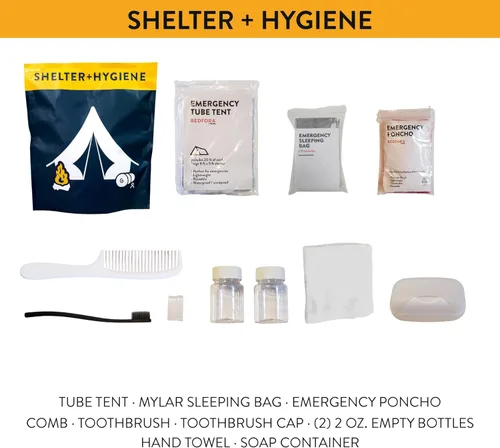 Vista 3 de Bolsa completa para terremotos: kit de emergencia de 3 días para terremotos, huracanes, incendios forestales, inundaciones + otros desastres