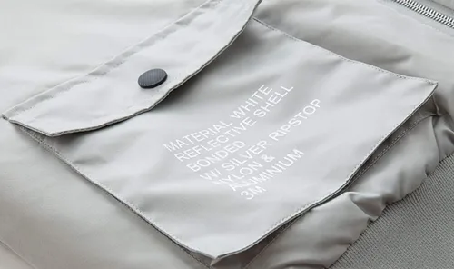 Vista 4 de CORIRESHA Chaquetas bomber ajustadas para hombre Apollo NASA