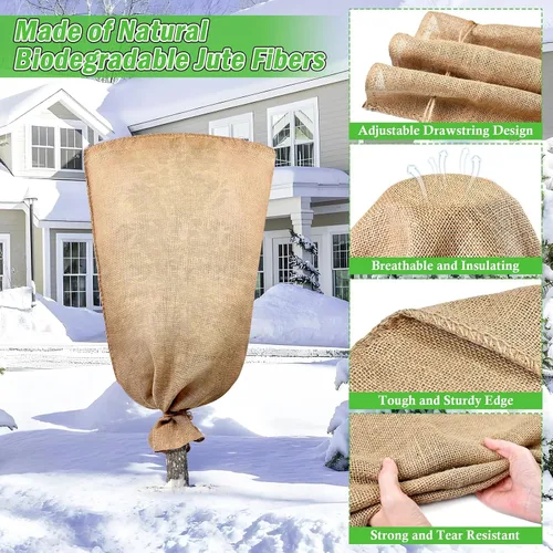 Vista 3 de Legigo Paquete de 3 bolsas de arpillera de 24 x 40 pulgadas para protección