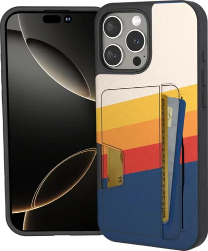 Vista 56 de Smartish Funda tipo cartera para iPhone 11 Pro - Wallet Slayer Vol. 2 [soporte protector delgado] tarjetero (seda) - Black Tie Affair
