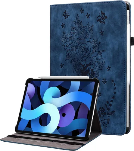 Vista 35 de Funda para iPad Air 3ª Generación 2019/iPad Pro 10.5 Pulgadas 2017, Cubierta de Cuero PU Plegable Multi-Ángulo con Auto Despertar/Dormir y Soporte