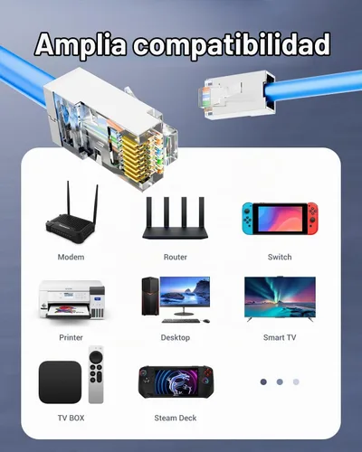Vista 7 de VCE Paquete de 25 conectores de paso RJ45 blindados Cat6 con botas de alivio de tensión RJ45 (negro), extremo Cat 6/Cat 5e, enchufe modular Ethernet