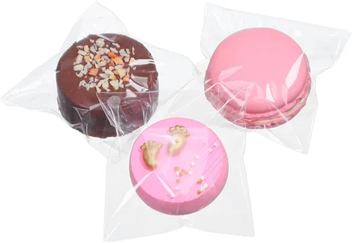Vista 9 de 100 piezas bolsas para bolas de chocolate de 3 x 3 pulgadas, bolsas para trufas, bolsas para macarones, bolsas para oreos cubiertos de chocolate