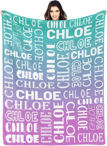 Vista 13 de Dr.TOUGH Mantas personalizadas para niños, mantas y mantas personalizadas con nombre para niños y adultos (color 01, 30 x 40 pulgadas)