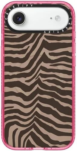 Vista 23 de CASETiFY Impact iPhone Air Case [Delgada/Compatible con Magsafe / 8.2 ft. Protección contra Caídas de Grado Militar 4X] - Lazos - Rosa Arcos