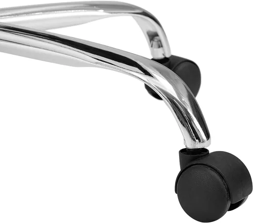 Vista 17 de Linon Cora Faux Flokati - Silla de oficina sin brazos, color blanco