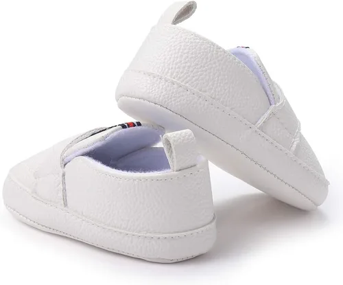 Vista 5 de Zapatos de bebé para niños de alta calidad, color marrón