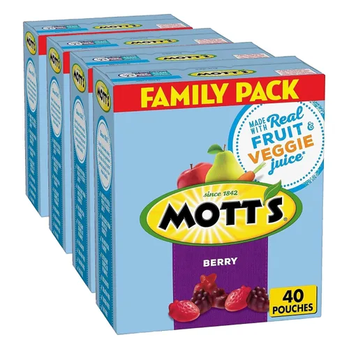 Vista 11 de Mott's Berry Family Pack, 0.8 onzas, 40