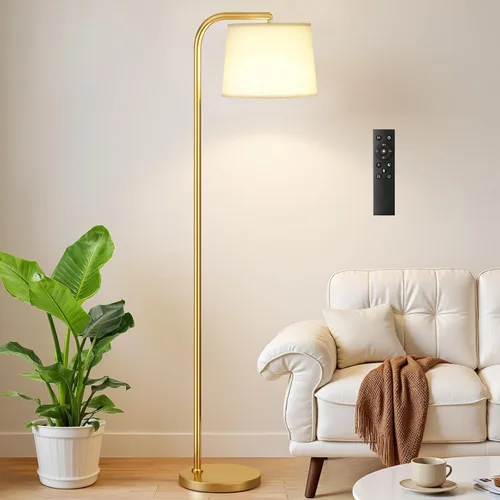 Vista 15 de Ambimall Lámpara de pie totalmente regulable - Lámparas de pie de 9W con bombilla LED incluida, lámparas de pie para sala de estar con cabezal