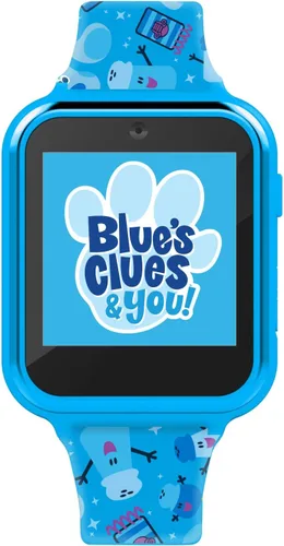 Vista 2 de Accutime Blues Clues - Reloj inteligente con pantalla táctil de aprendizaje educativo para niños, niñas, niños pequeños, cámara para selfies