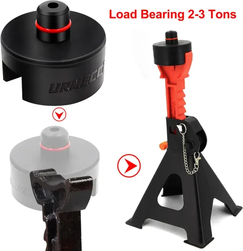 Vista 4 de Adaptadores de Soporte para Gato de Coche para Tesla Model 3 model3 Model Y modely Model S y Model X, Adaptadores de Soporte de Gato para Eje