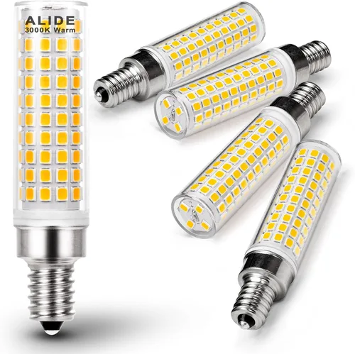 Vista 10 de ALIDE Bombilla LED de candelabro con base E14 de 220 V equivalente a 40 W, base europea E14, blanco natural 4000 K, bombillas AC100 a 265 V E14