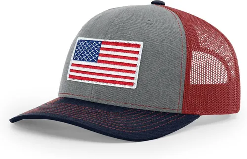 Vista 58 de Joe's USA Richardson 112 - Gorras de camionero con parche gráfico personalizado - Gorras estructuradas de cinco y seis paneles Richardson Premium