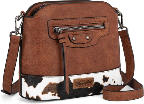 Vista 12 de Wrangler - Bolsos cruzados pequeños para mujer, bolsos y bolsos de hombro lindos con correa ajustable
