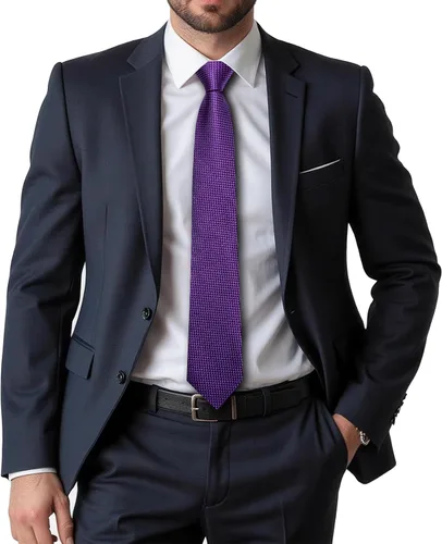 Vista 249 de Dubulle Corbata tejida de cachemira para hombre y gemelos de pañuelo para hombre, conjunto de gemelos para boda formal y negocios
