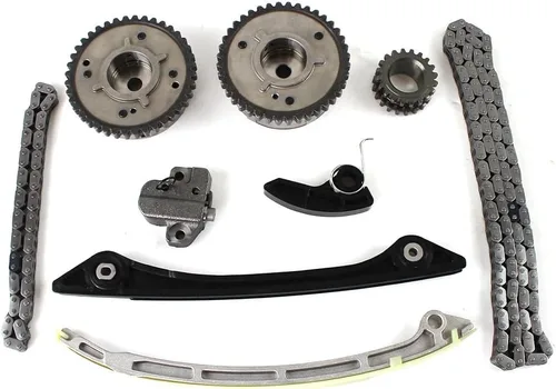 Vista 7 de Kit de cadena de distribución + 2 piezas VVT CJ5E6C525AD CJ5E6C524AD + cadena de bomba de aceite para 2011 + Range Rover Evoque, para Freelander