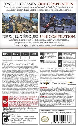 Vista 2 de Assassin's Creed The Rebel Collection - Nintendo Switch