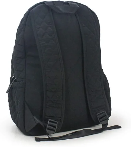 Vista 2 de Vera Bradley Mochila Esencial Negra Clásica, Negro -, Classic