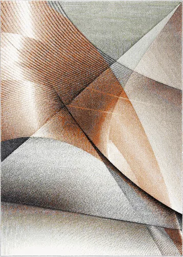 Vista 34 de SAFAVIEH Hollywood Collection - Alfombra decorativa de 2 pies 3 pulgadas x 4 pies, beige y azul, diseño moderno de mediados de siglo, no desprende