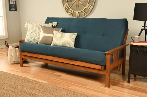 Vista 13 de Kodiak Futons Monterey - Marco de futón con cajones, incluido, color nuez Solo marco
