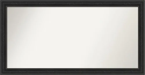 Vista 159 de Amanti Art Espejo personalizado, gran espejo de baño estrecho, espejo de pared o espejo de tocador de baño sobre el fregadero (24 x 24 pulgadas)