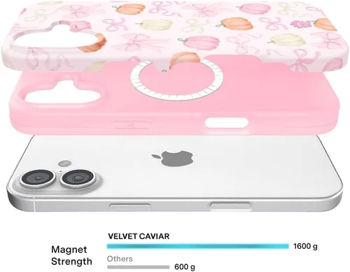 Vista 1105 de VELVET CAVIAR Funda para iPhone 15, compatible con MagSafe, probada contra caídas de 10 pies, fundas protectoras de diseño, leopardo color rosa