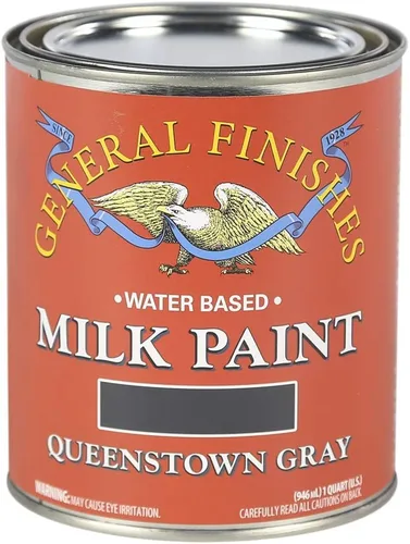 Vista 18 de General Finishes Pintura de leche a base de agua, 1 pinta, blanco antiguo