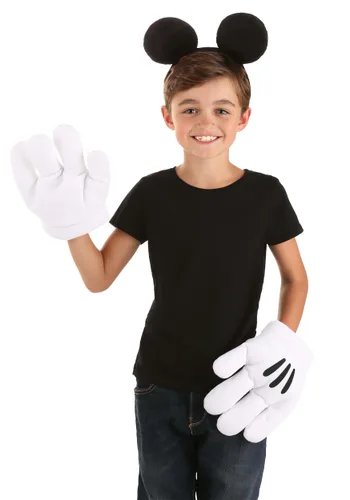 Vista 9 de Set de orejas y guantes de Mickey para mujer Multicolor