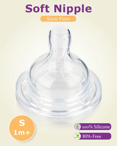 Vista 2 de Pezones de silicona para biberones anticólicos Philips Avent, tamaño 1, para bebés de 1 mes o más, flujo lento, 4