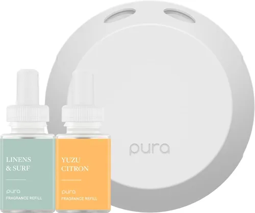 Vista 9 de Pura - Set Inicial de Dispositivo de Fragancia para Hogar Inteligente - Pura 4 - Difusor de Aroma para el Hogar - Incluye Difusor de Aroma