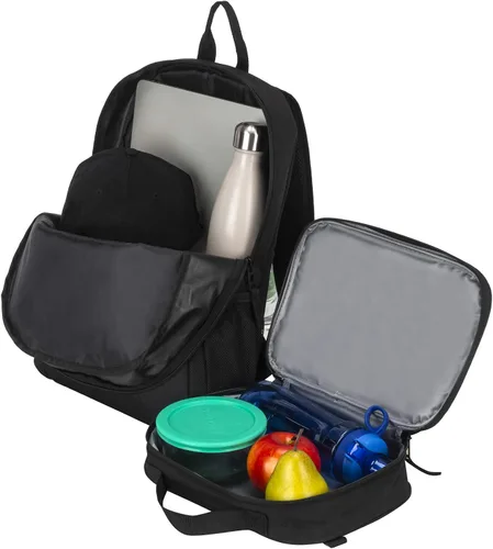 Vista 4 de PUMA - Combo de juego de mochila y lonchera para niños NegroPlateado