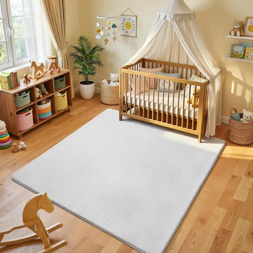 Vista 40 de Amearea Alfombra moderna lavable de 2 x 4 pies, color negro, alfombra de área pequeña para dormitorio, sala de estar, alfombra de espuma