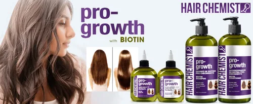 Vista 5 de Hair Chemist Biotin Pro-Growth - Aceite para el cabello de alta calidad, 7.1 oz.