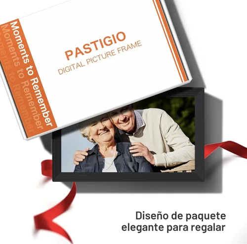 Vista 4 de Frameo Digital Frame WiFi, 15.6 inch Digital Picture Frame Large Display